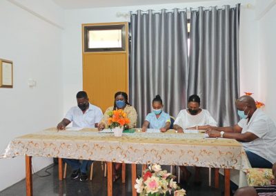 Signing of the contractual obligation