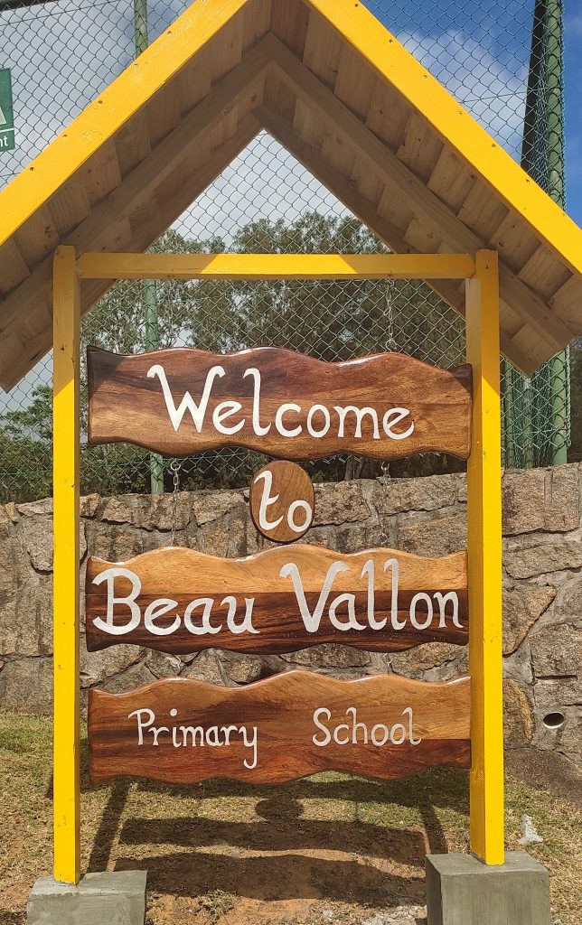 Features School Sign