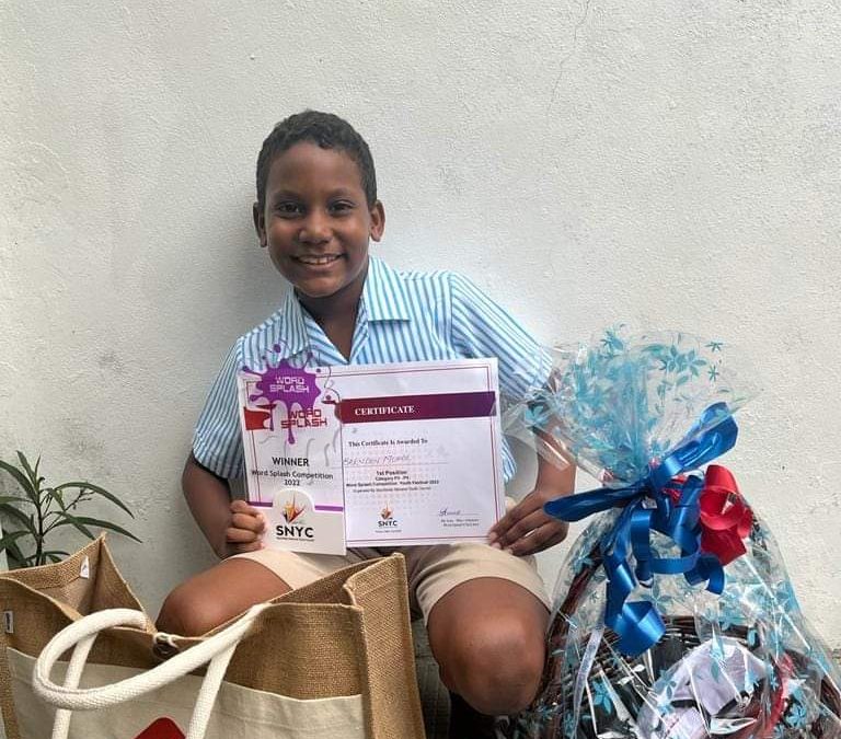 Word Splash Competition Winner